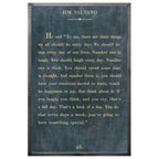 Jim Valvano Art Print - Grey Wood