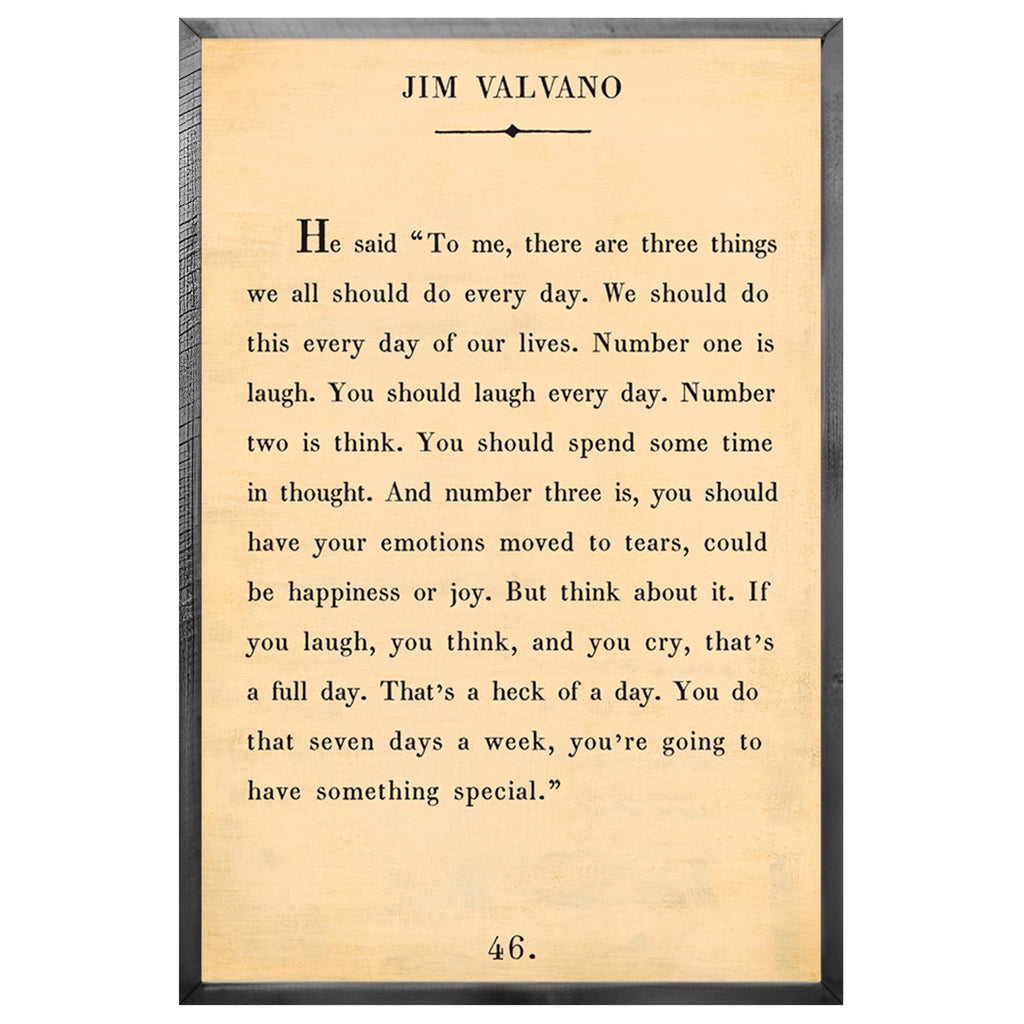Jim Valvano Art Print - Grey Wood