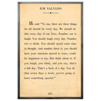 Jim Valvano Art Print - Grey Wood
