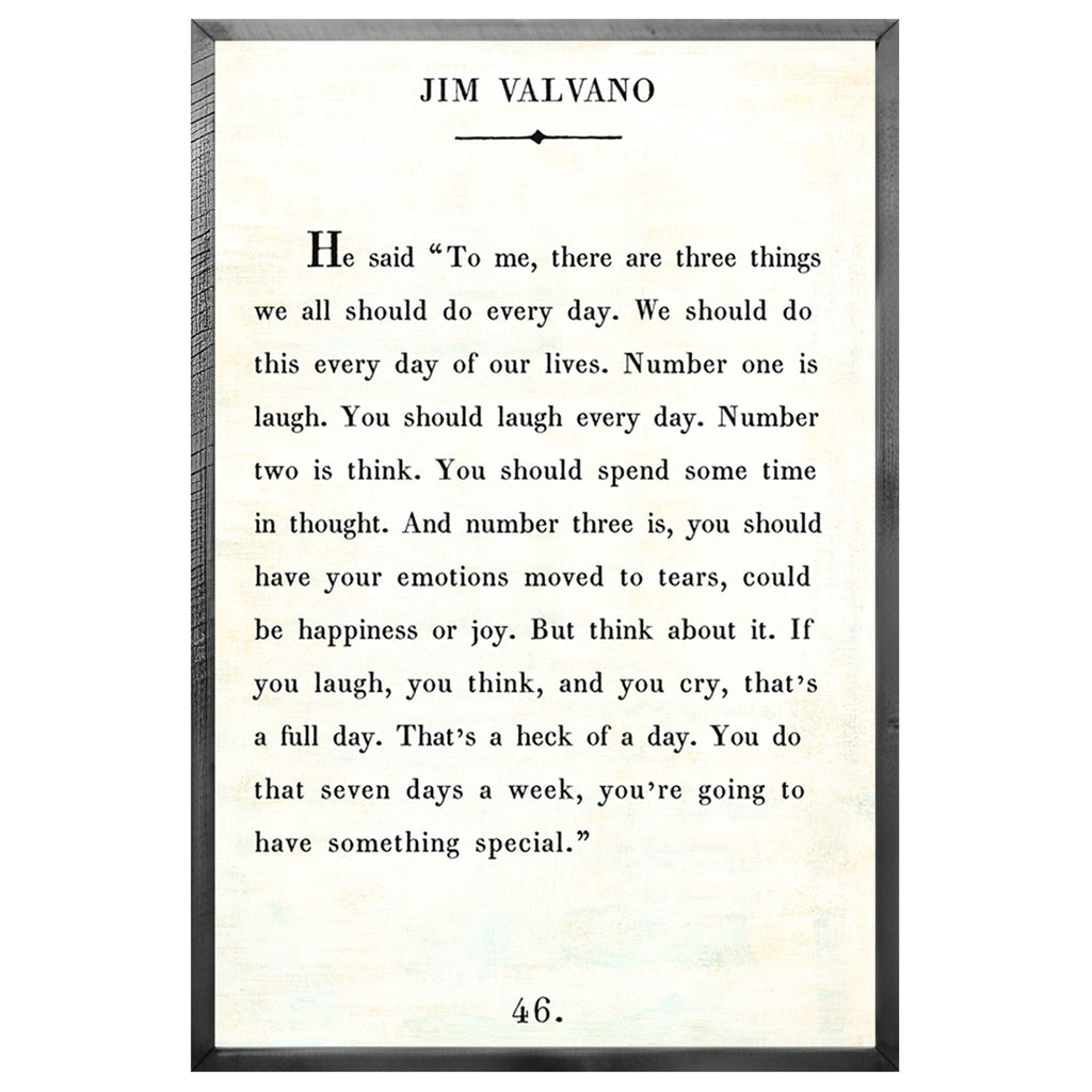 Jim Valvano Art Print - Grey Wood