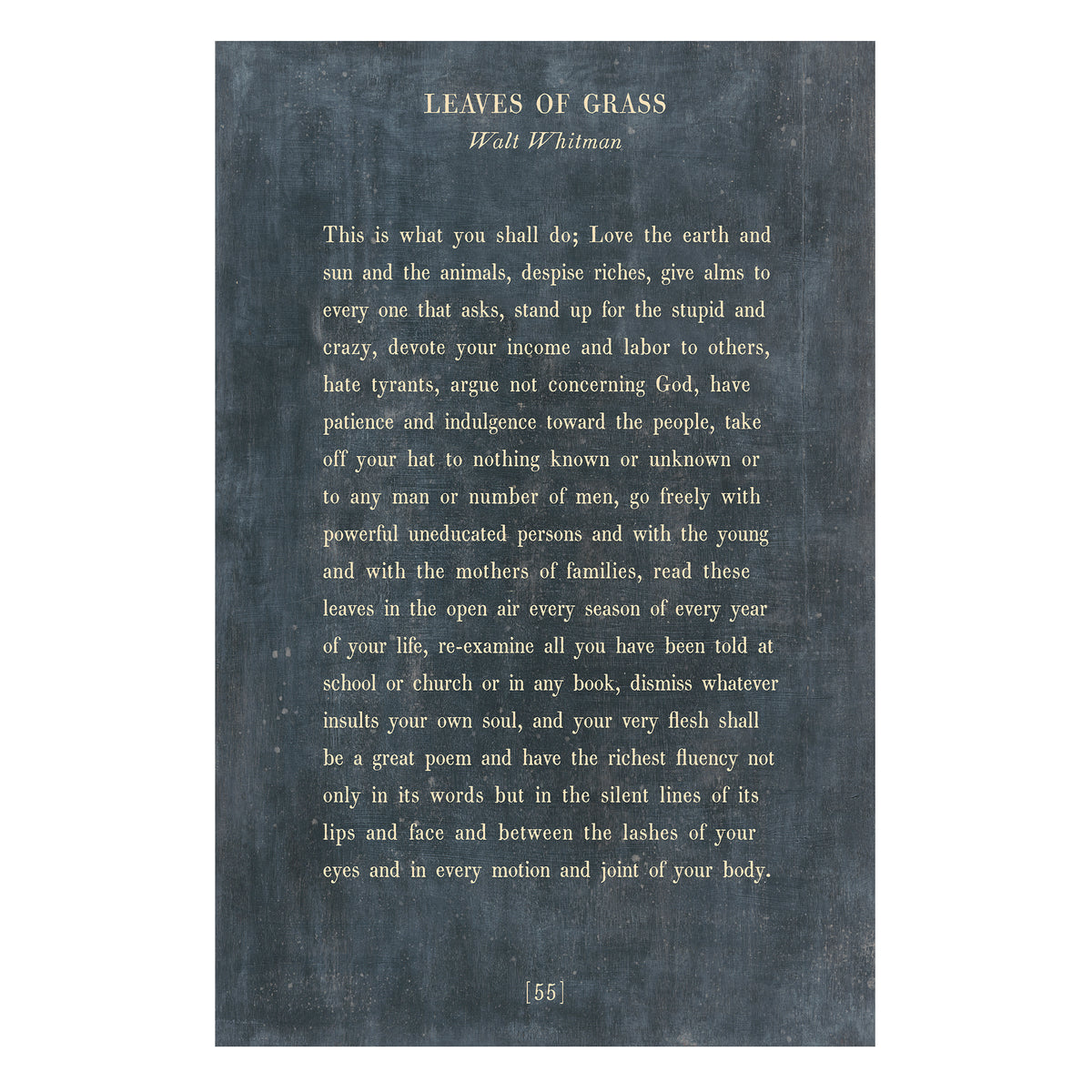 Leaves of Grass Art Print - Gallery Wrap
