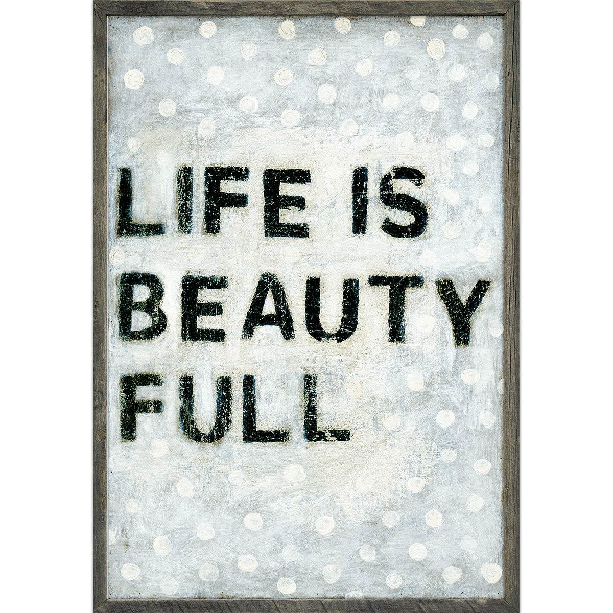 Polka Life Art Print - Gallery Wrap