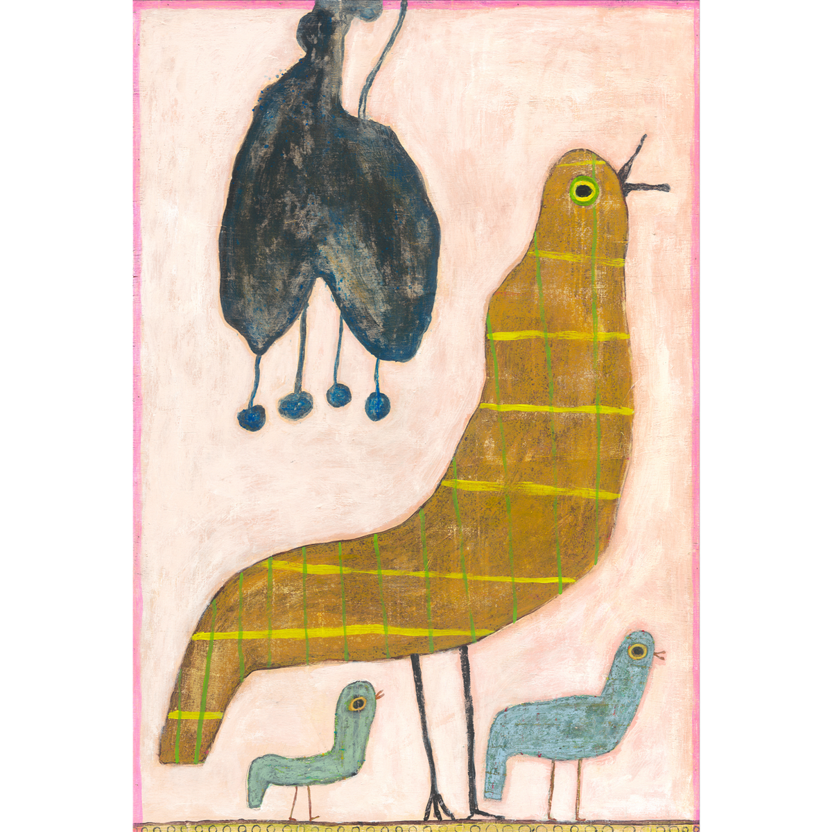 Mama Loves Her Baby Birds Art Print - Gallery Wrap
