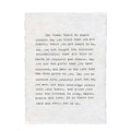 May Today There Be Peace Within Handmade Paper Print - 12x16