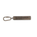 May You Walk Gently Wood Keychain