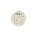 Angels Are Watching Round Decoupage Plate - 4in