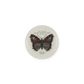 Butterfly Round Decoupage Plate - 4in