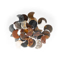 Moon Shaped River Stone-Assorted Single