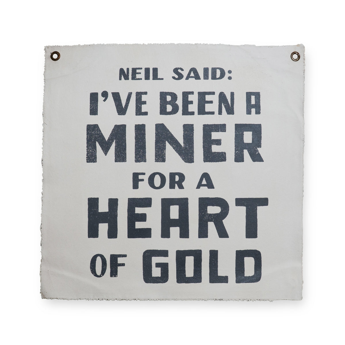 ***Neil Said Hand Painted Wall Tarp 25x25