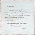 Never Stop Shining Art Print