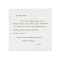 Never Stop Shining Art Poster - 8x8
