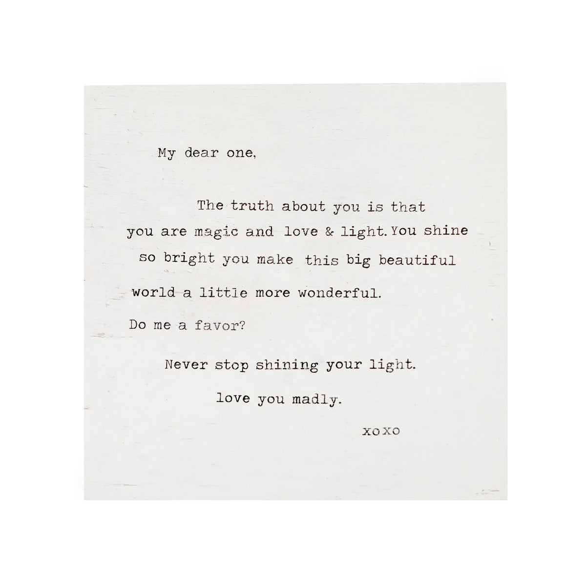 Never Stop Shining Art Poster - 8x8