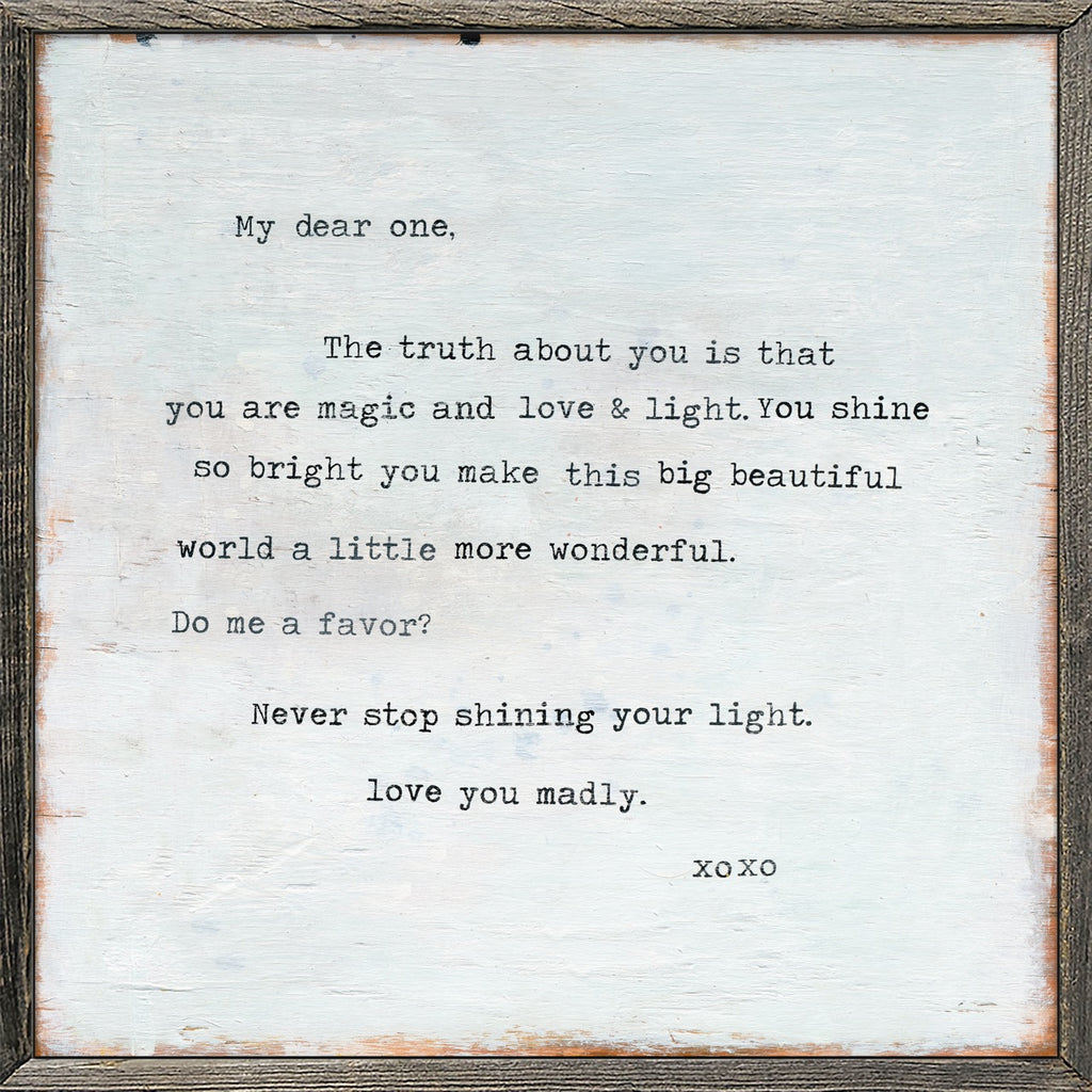 Never Stop Shining Art Print