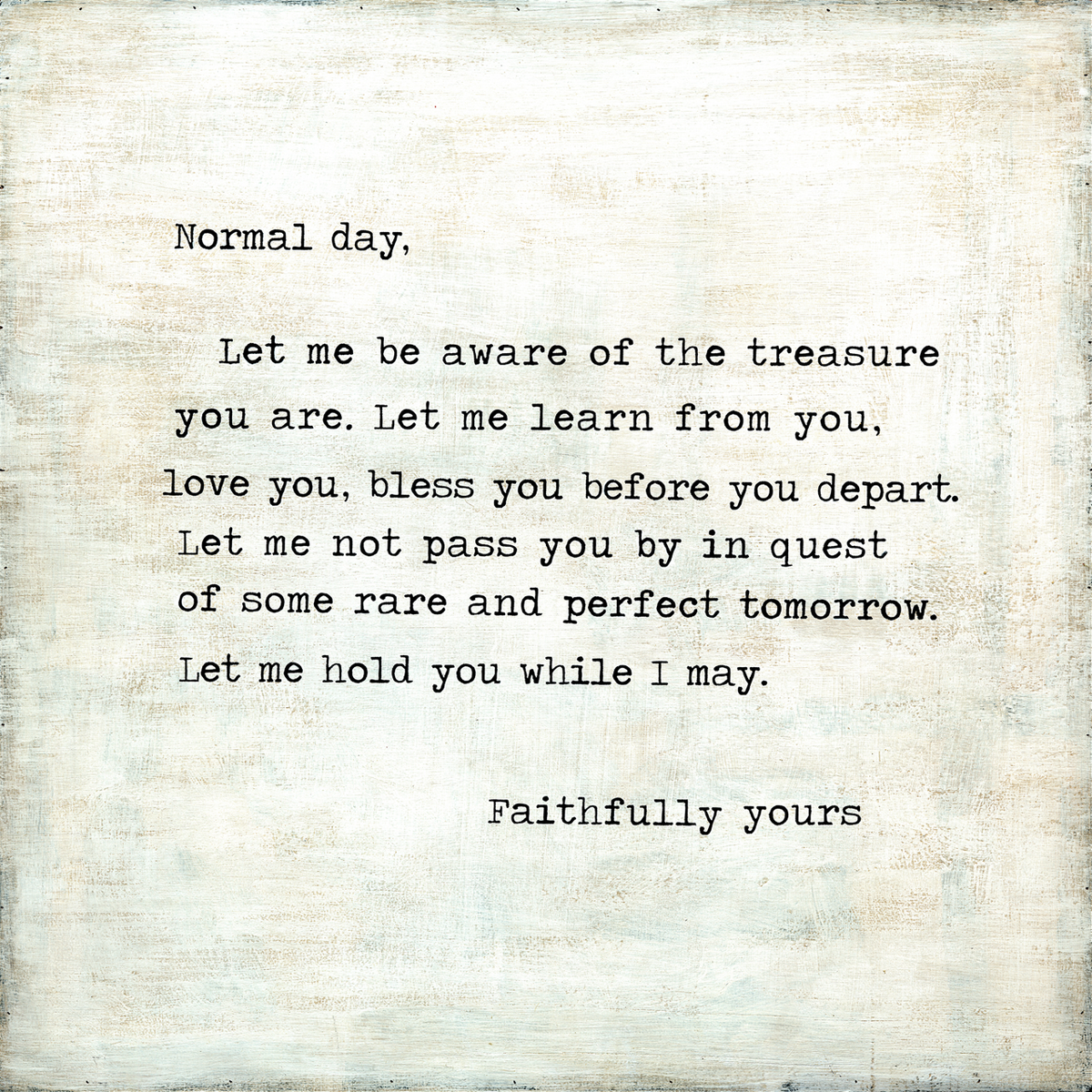 Normal Day Art Print