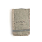 One Good Thing Mini Signature Leather Journal - Stone
