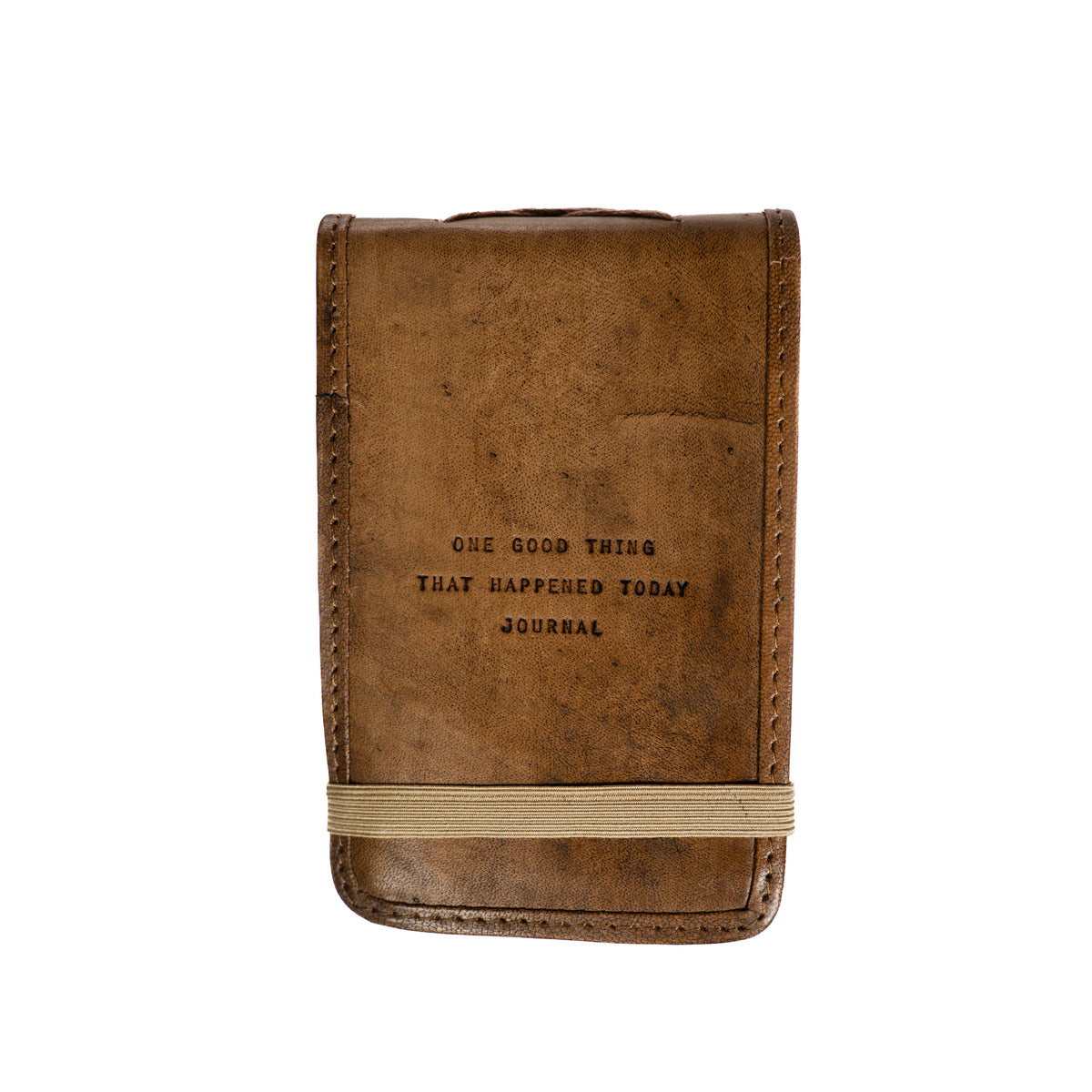 One Good Thing Mini Signature Leather Journal - Maple