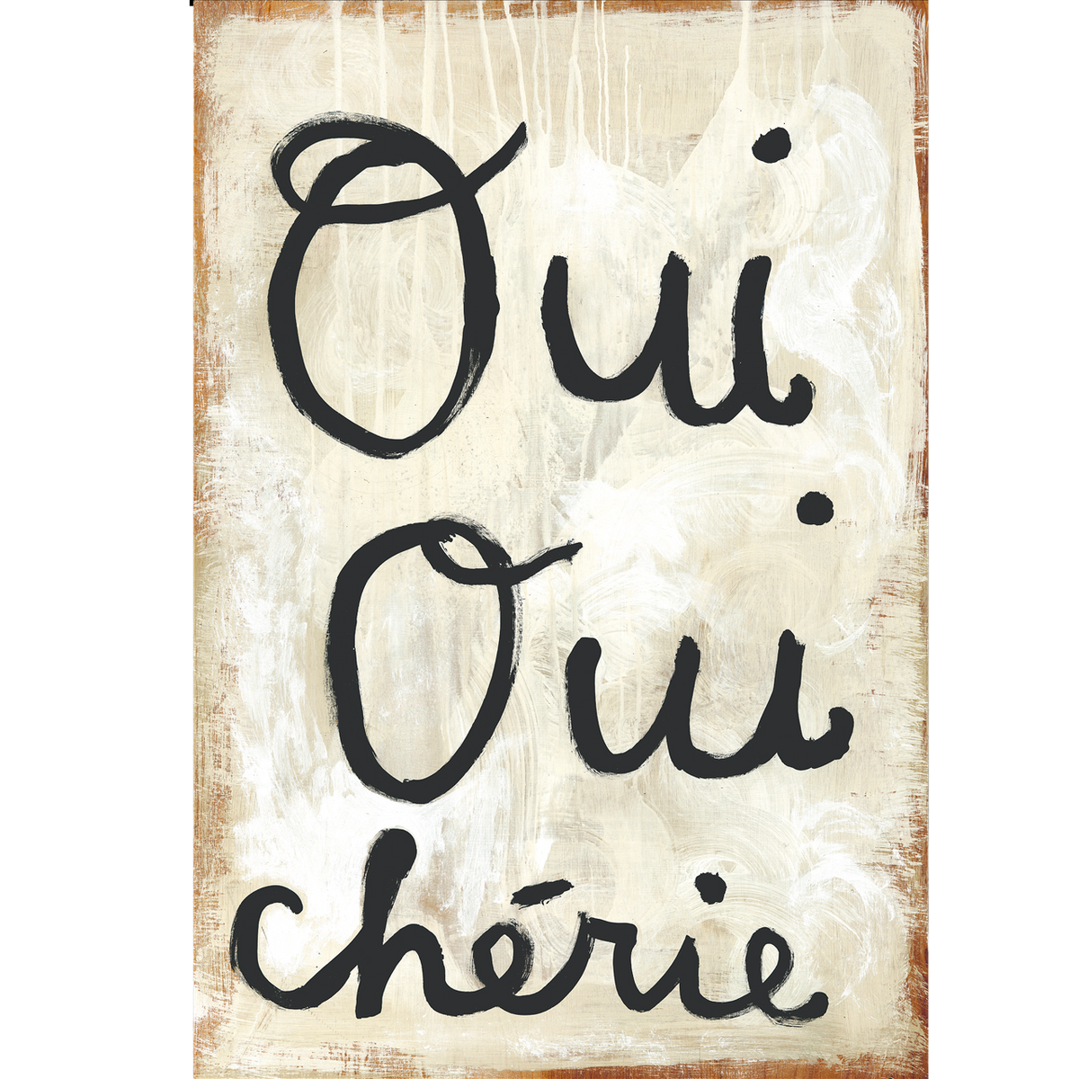 Oui Oui Chérie Art Print