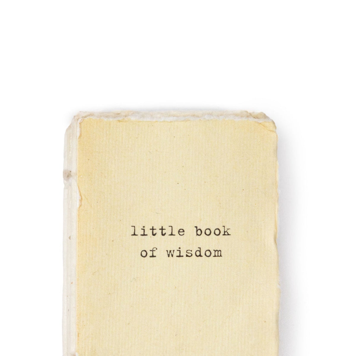 ***Little Book Of Wisdom Mini Deckled Edge Notebook