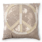 Splattered Peace Sign Pillow 24x24