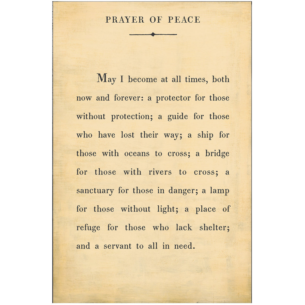 Prayer of Peace - Poetry Collection