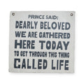 Prince Said Hand Painted Wall Tarp 25x25