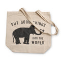 Good Things Elephant Canvas Tote