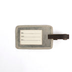 When You Put Love Out Leather Luggage Tag - Stone
