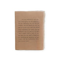 She Was Beautiful Large Deckled Edge Notebook - Clay