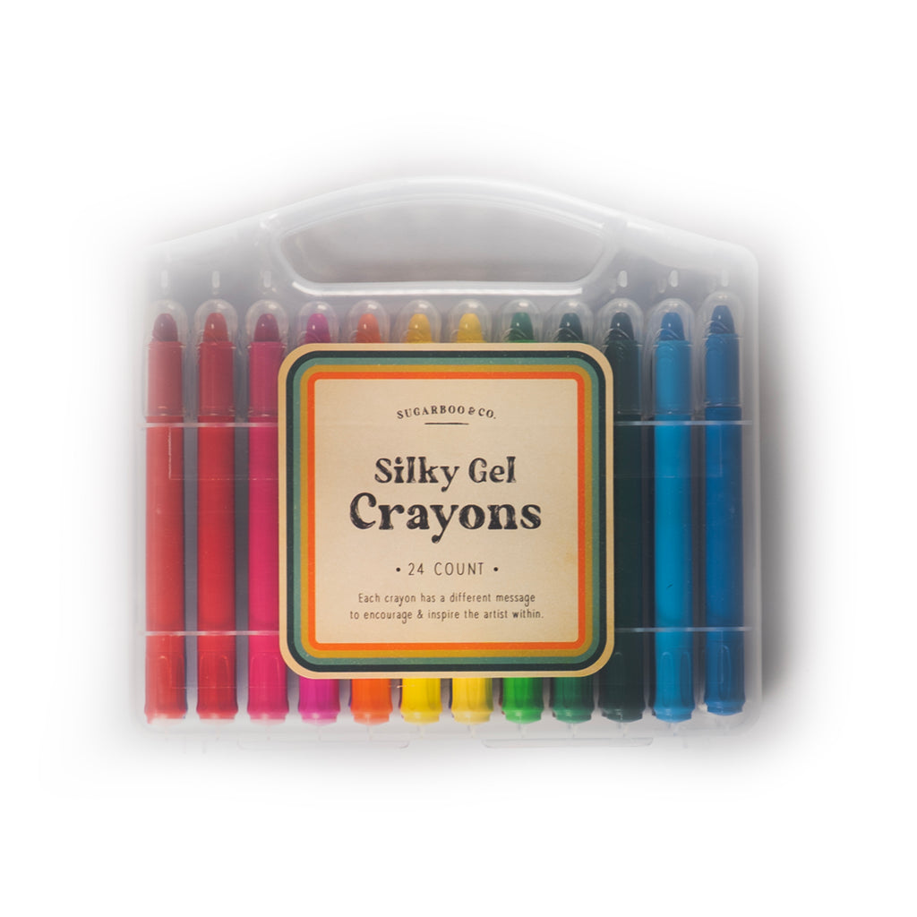 Silky Gel Crayons - 24 count