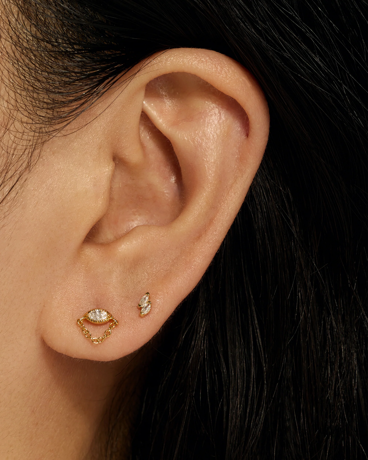 Simone Chain Studs