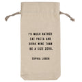 I'd Much Rather Wine Bag