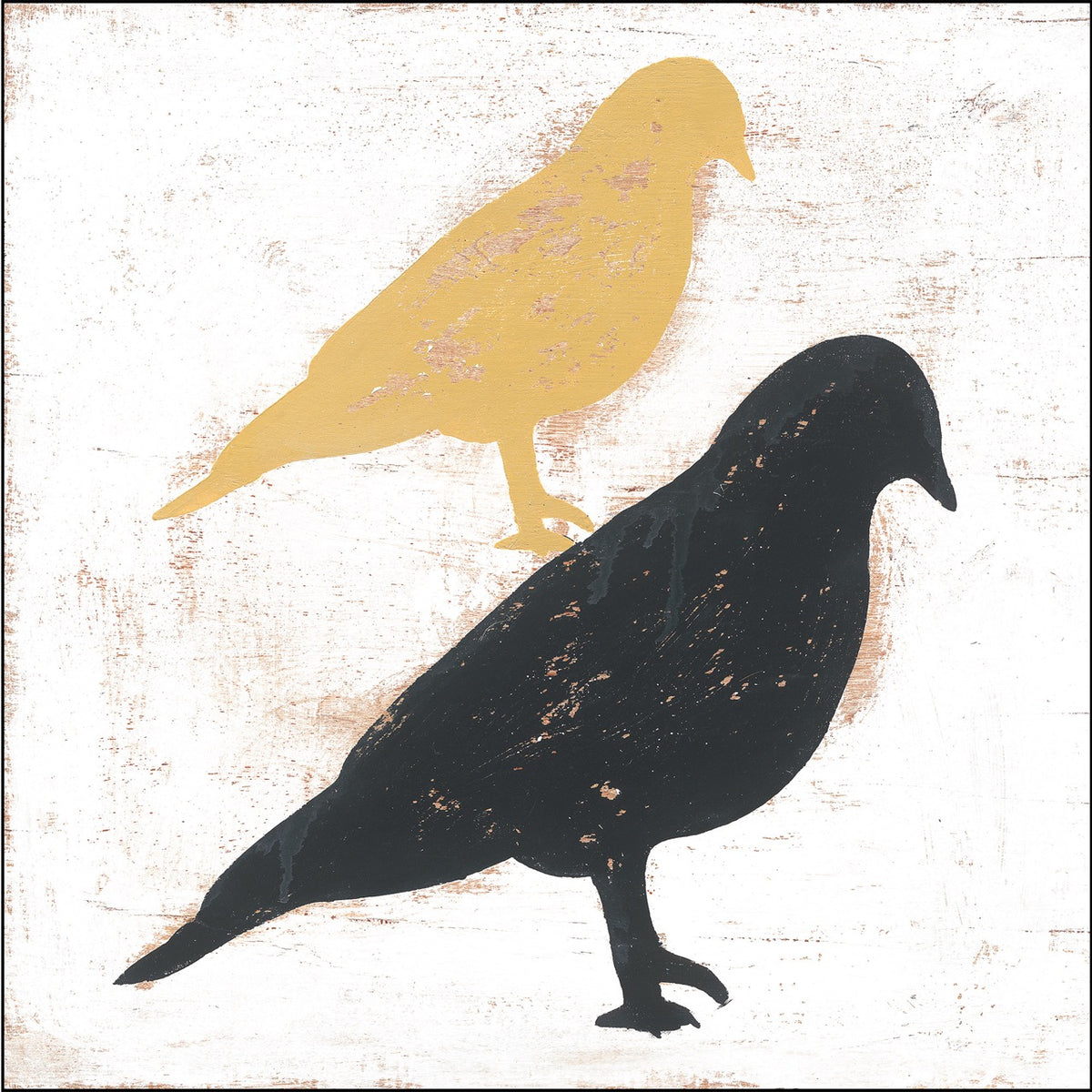 Stacked Birds Art Print