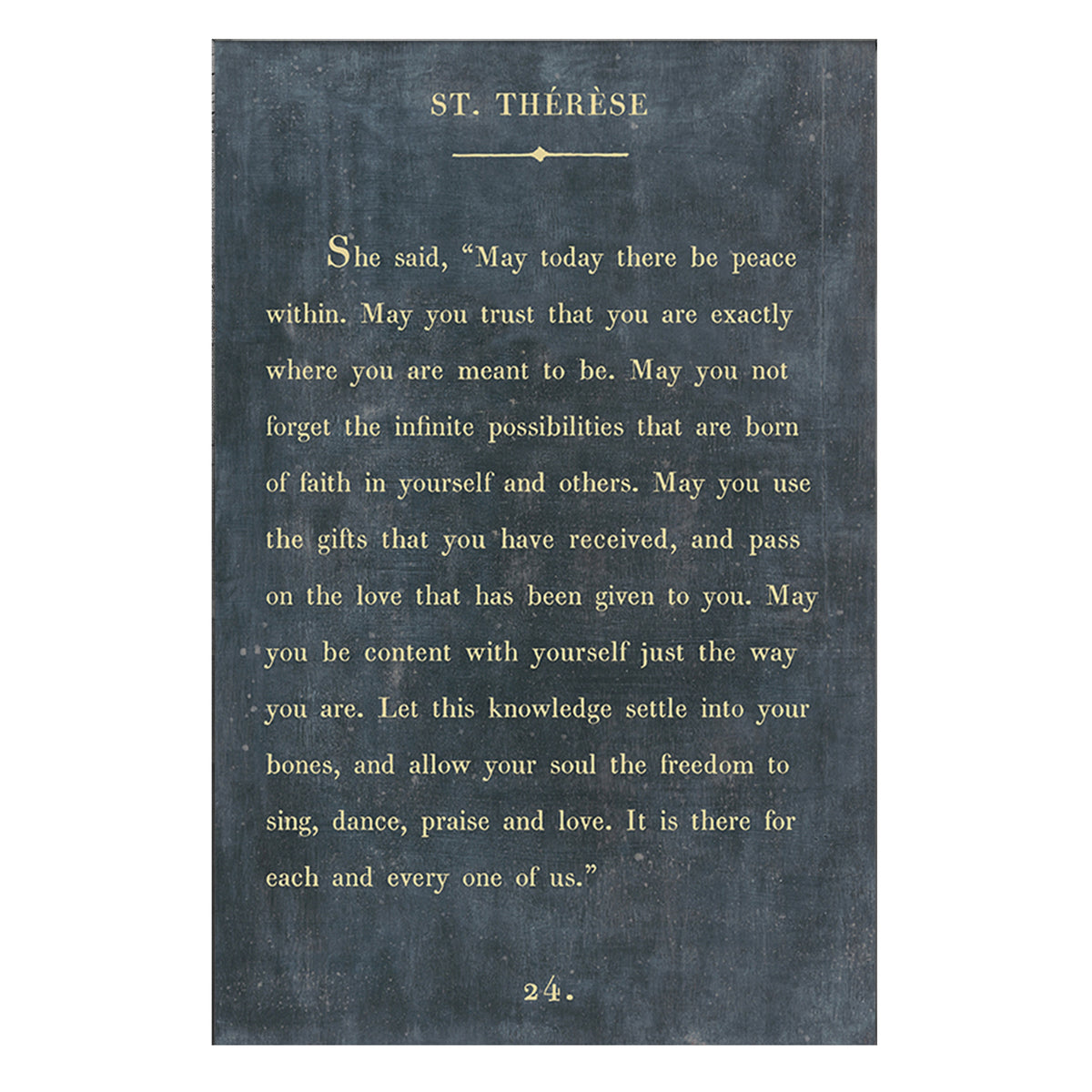 St Therese Art Print - Book Collection