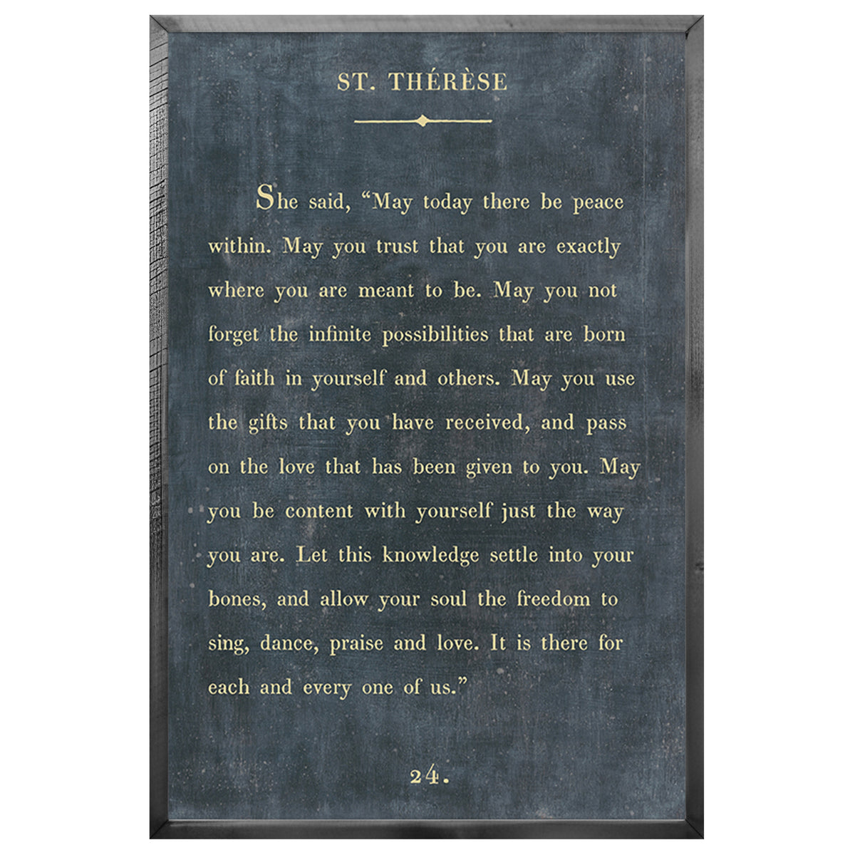 St Therese Art Print - Book Collection