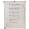 Tale Of Two Wolves Canvas Wall Tarp - 46x57