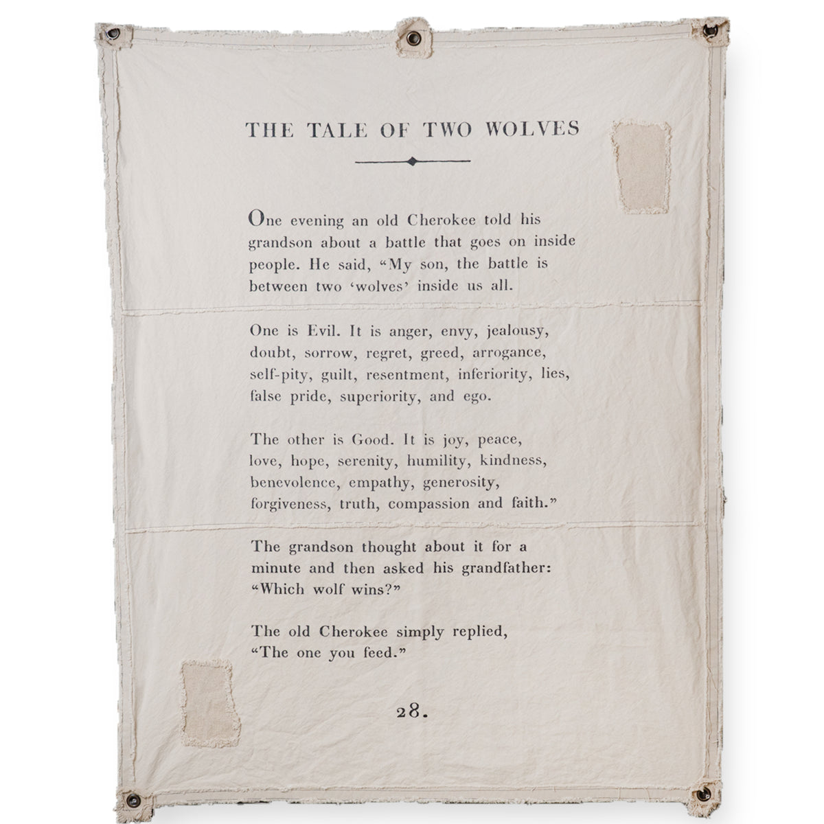 Canvas Wall Tarp
