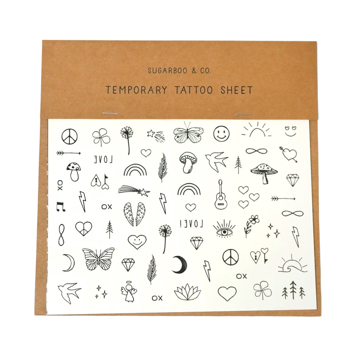 Symbols Temporary Tattoos - 6x8