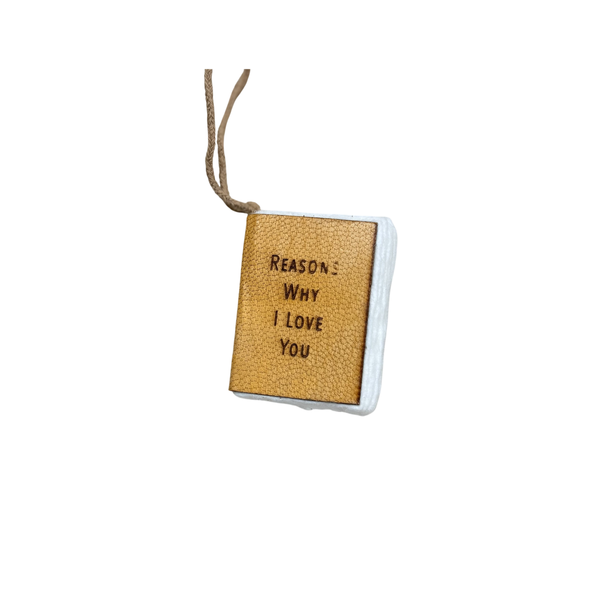 Reasons Why I Love You Little Book Ornament