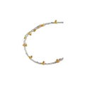 Gold Beaded Multi-Dangle Bracelet