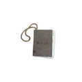 Wish List Little Book Ornament - Grey