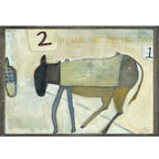 Two Heads are Better Art Print - Gallery Wrap
