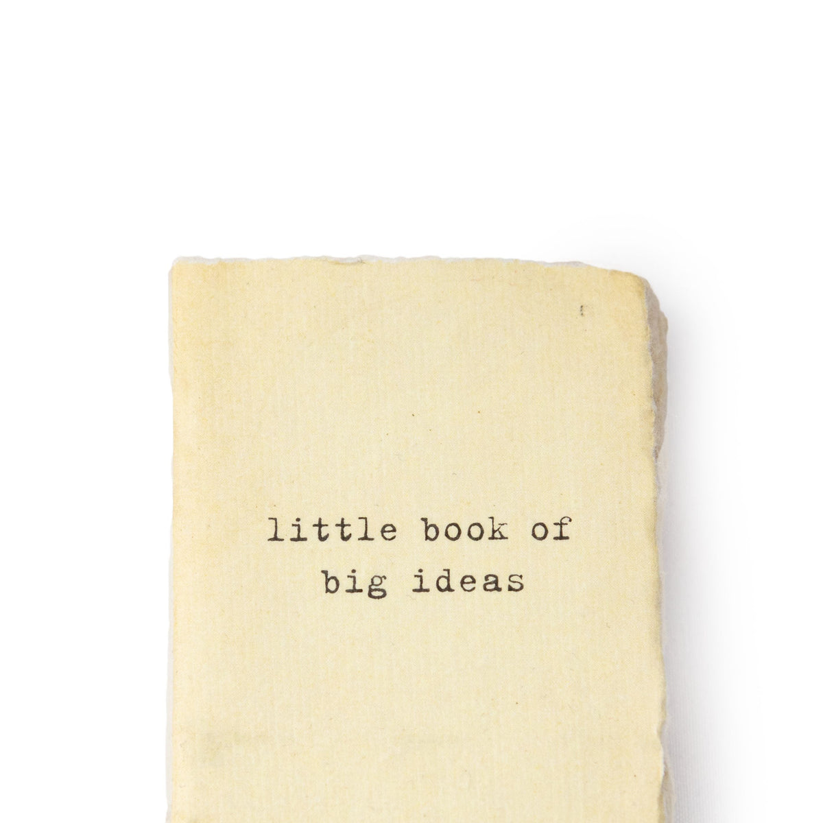 ***Little Book Of Big Ideas Mini Deckled Edge Notebook