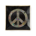 ***Choose Peace Square Decoupage Plate 10x10