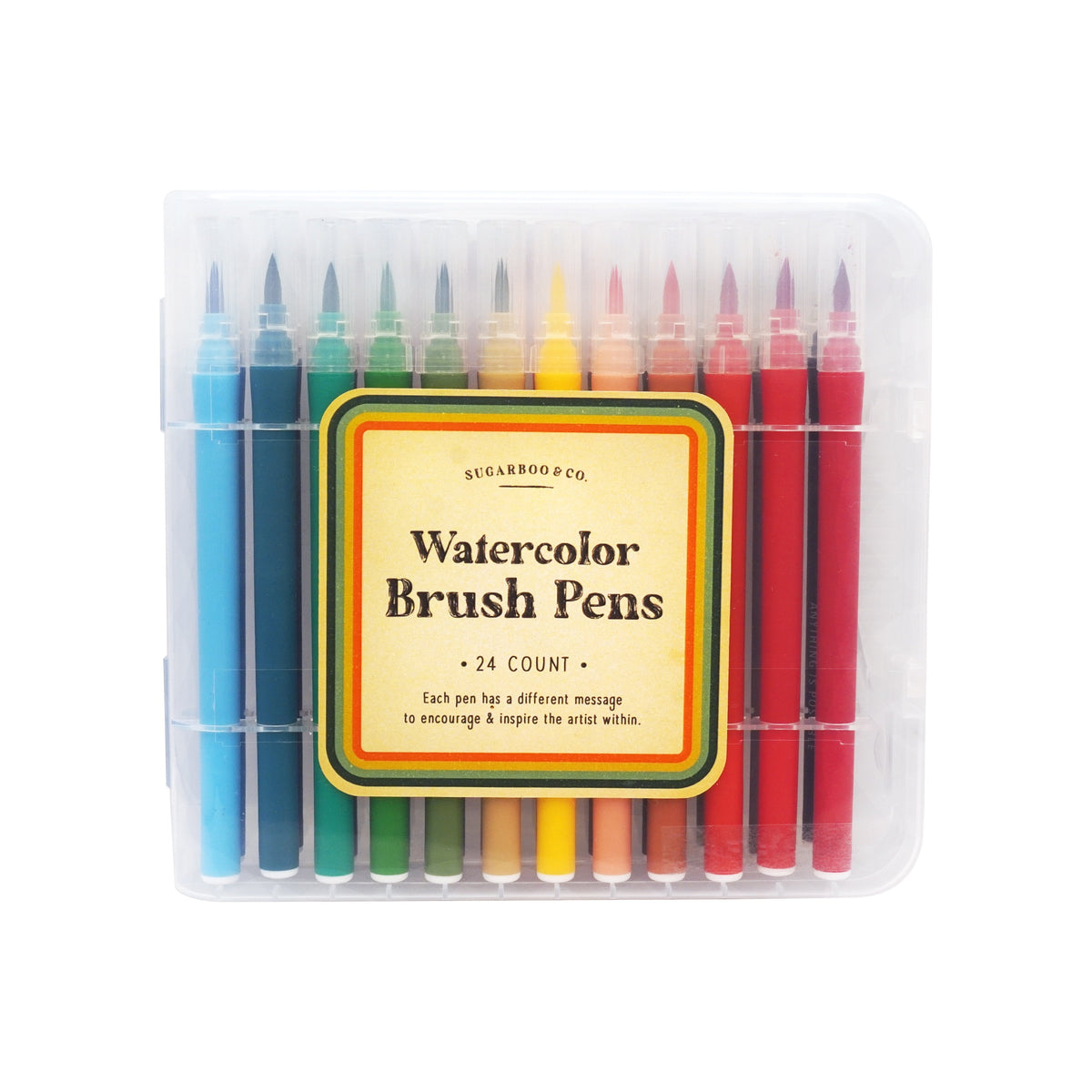 Watercolor Brush Pens - 24 count