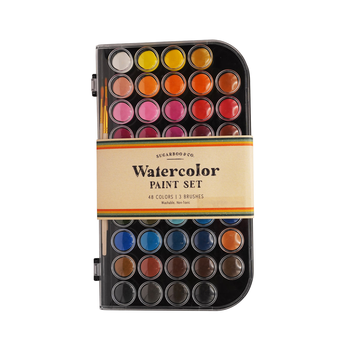 Watercolor Paint Set - 48 Colors