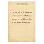 Winnie the Pooh Art Print - Book Collection