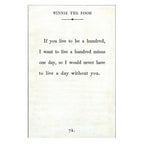 Winnie the Pooh Art Print - Gallery Wrap