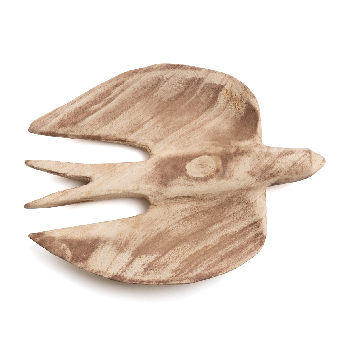 Large Hand Carved Wooden Bird