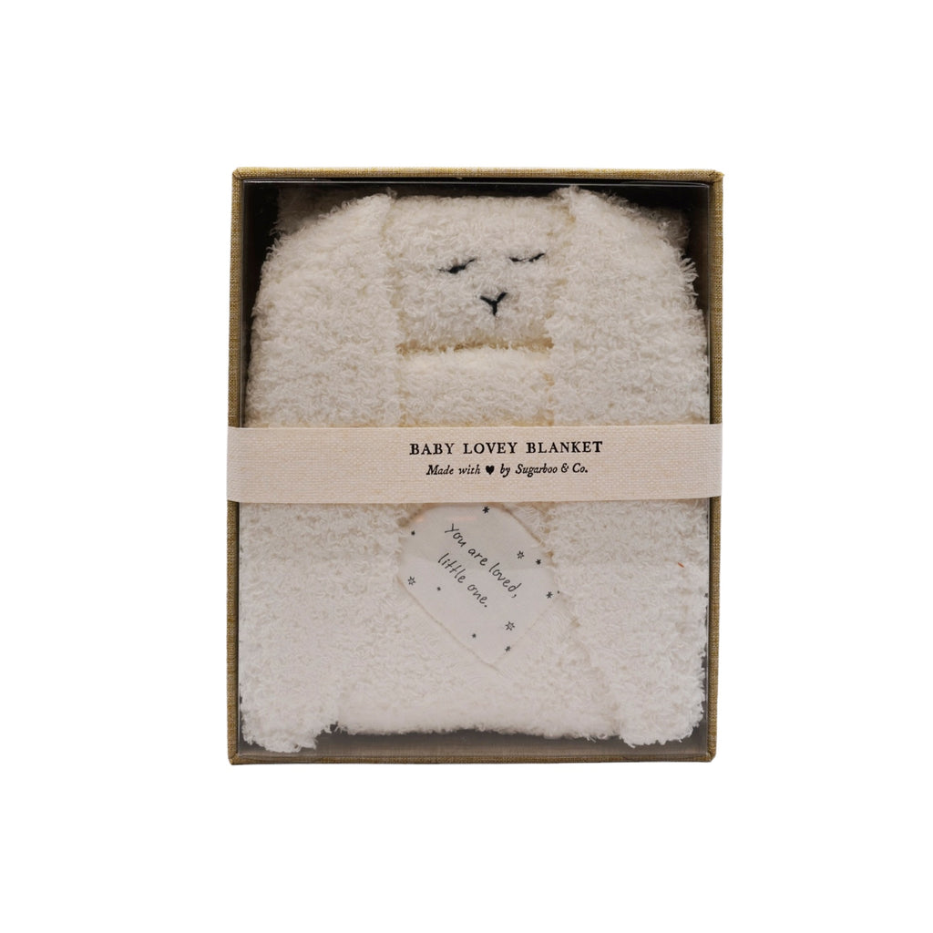 You are loved, little one Bunny Baby Lovey Blanket