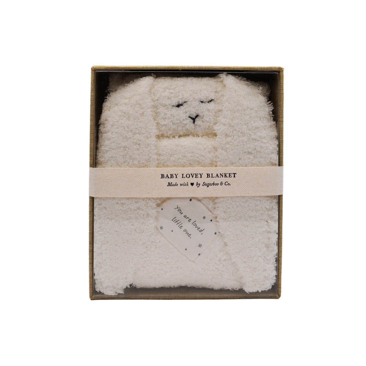 You are loved, little one Bunny Baby Lovey Blanket